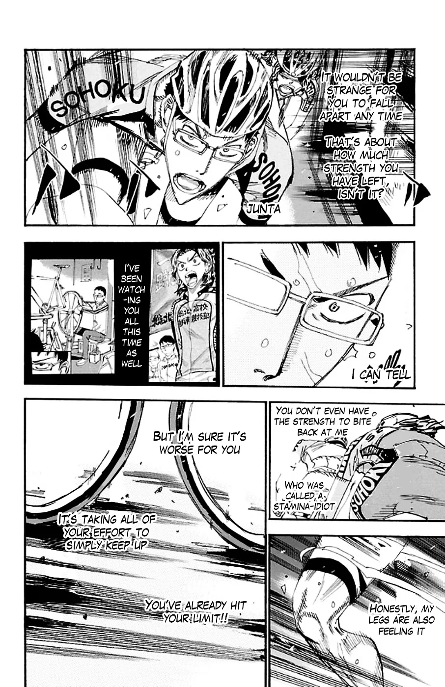 Yowamushi Pedal Chapter 288 page 17