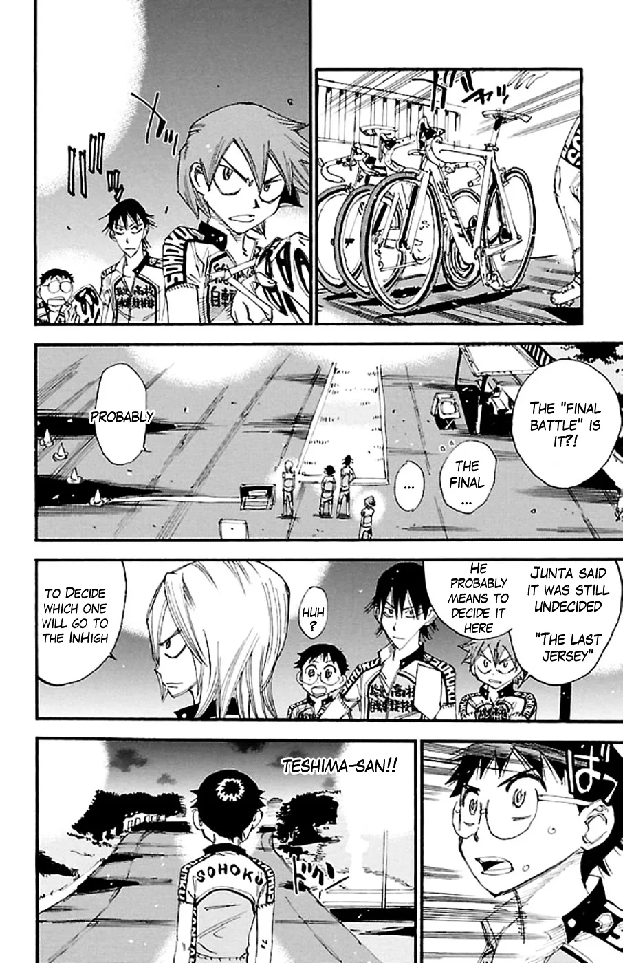 Yowamushi Pedal Chapter 288 page 9