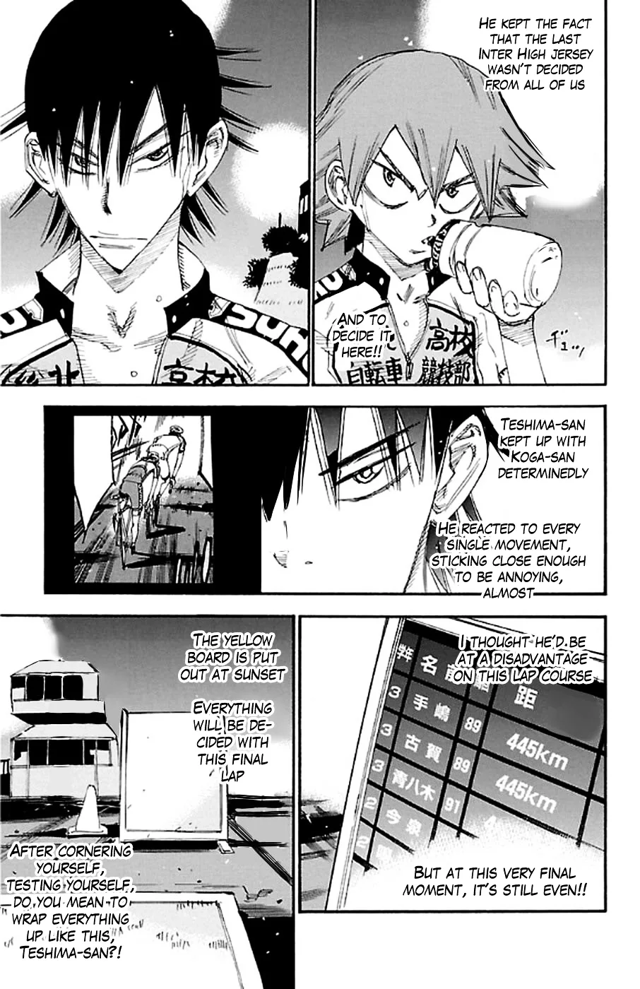 Yowamushi Pedal Chapter 288 page 10