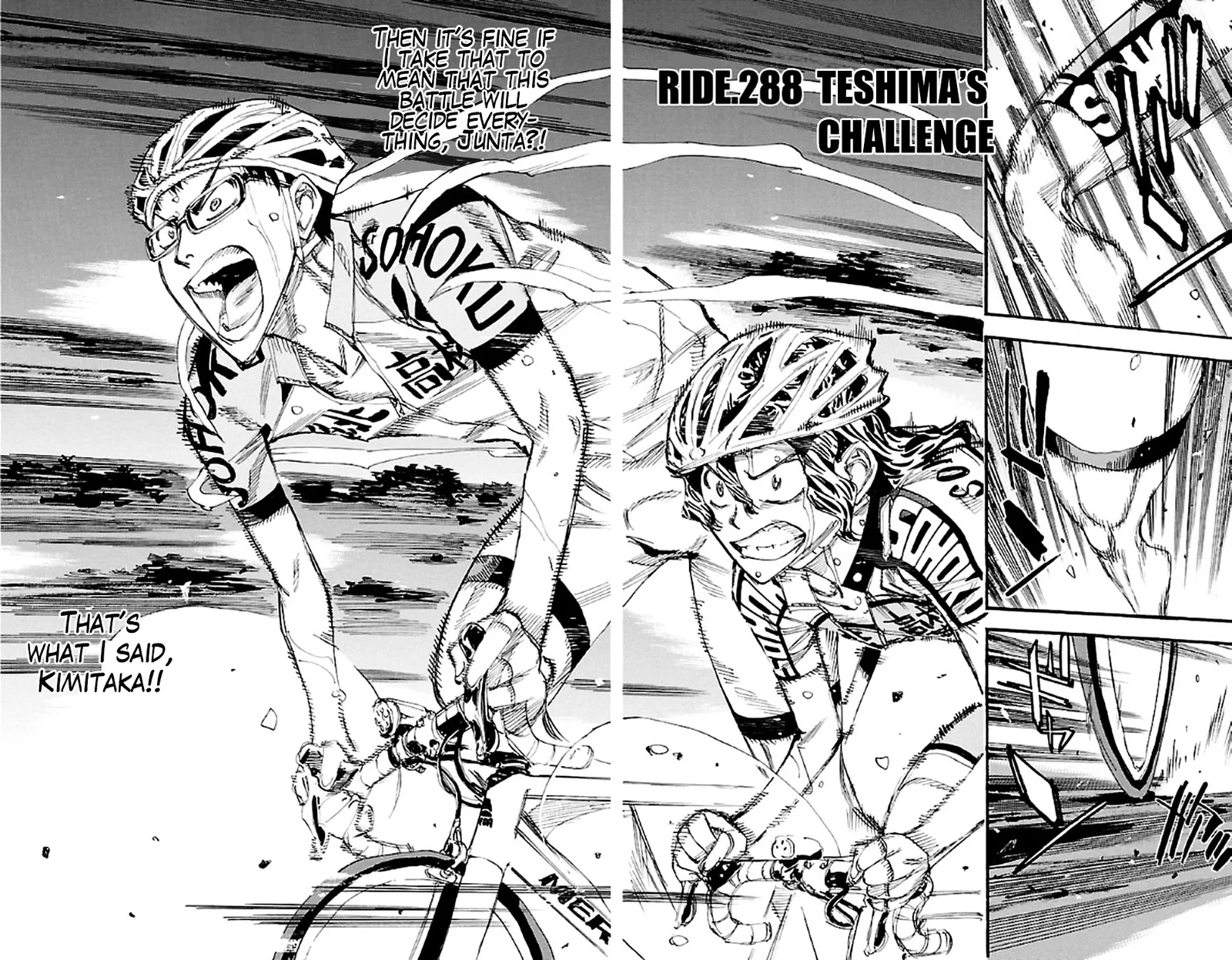 Yowamushi Pedal Chapter 288 page 6