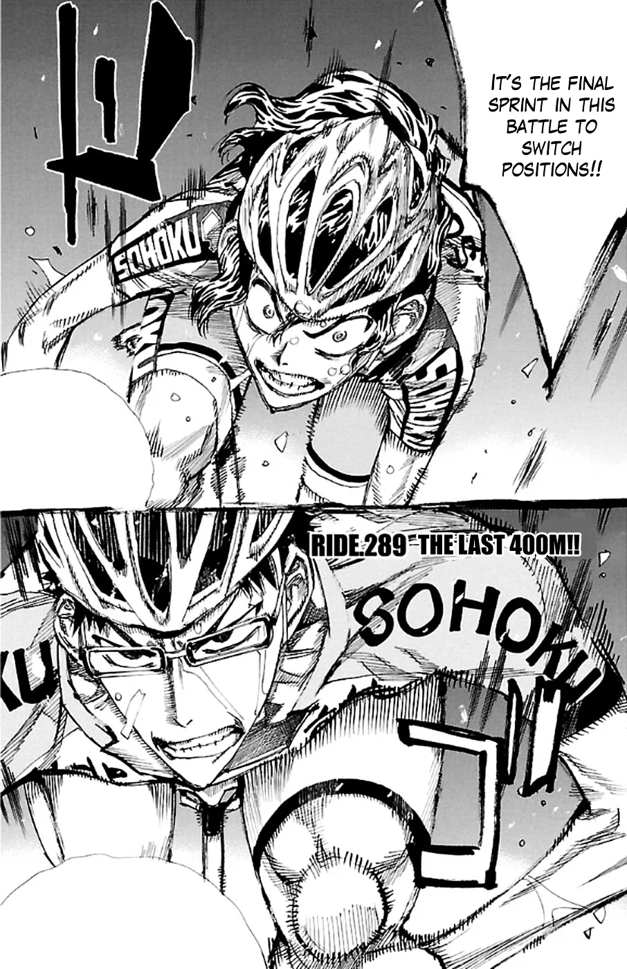 Yowamushi Pedal Chapter 289 page 1