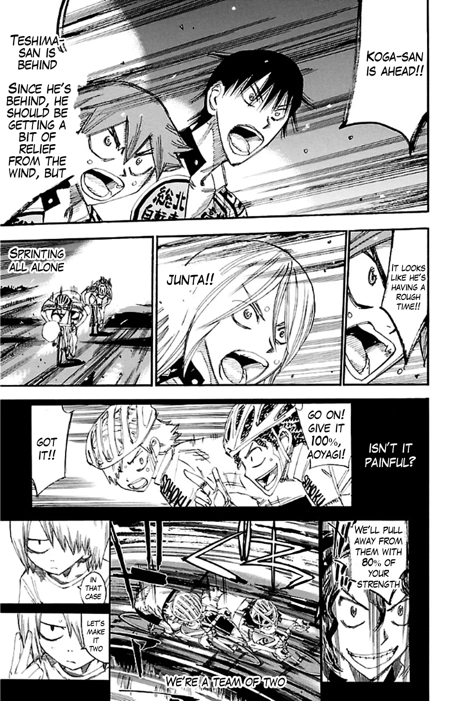 Yowamushi Pedal Chapter 289 page 4