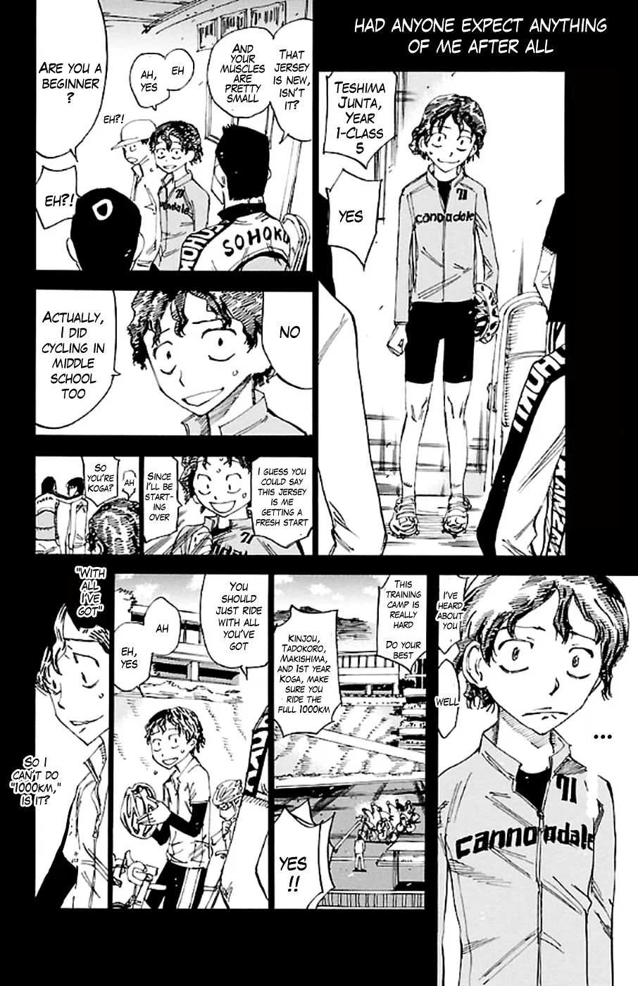Yowamushi Pedal Chapter 290 page 9