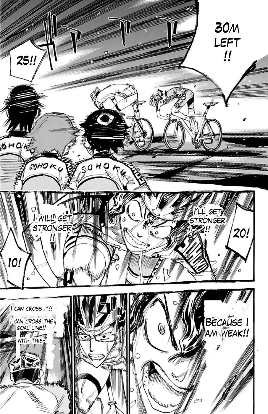 Yowamushi Pedal Chapter 290 page 14