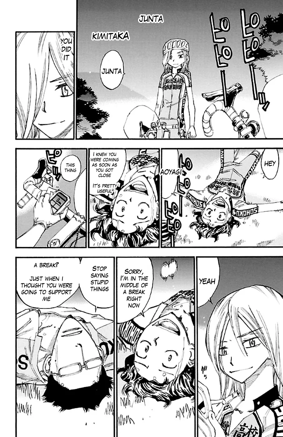 Yowamushi Pedal Chapter 291 page 8