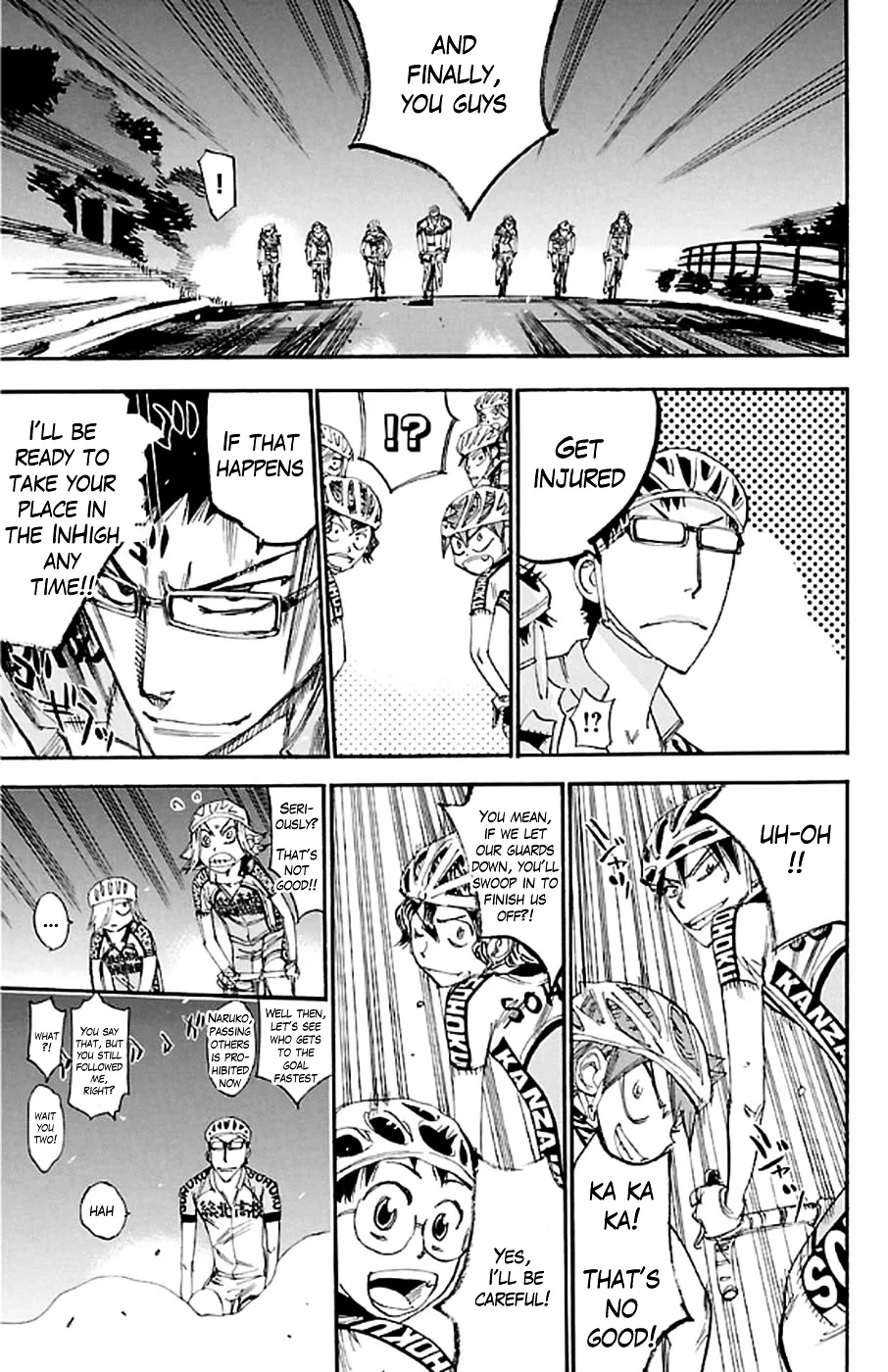 Yowamushi Pedal Chapter 291 page 19