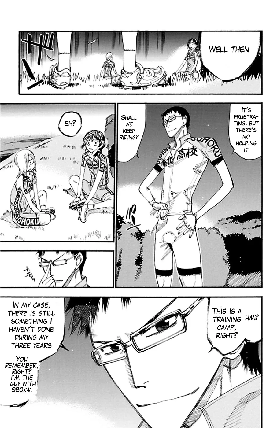 Yowamushi Pedal Chapter 291 page 13