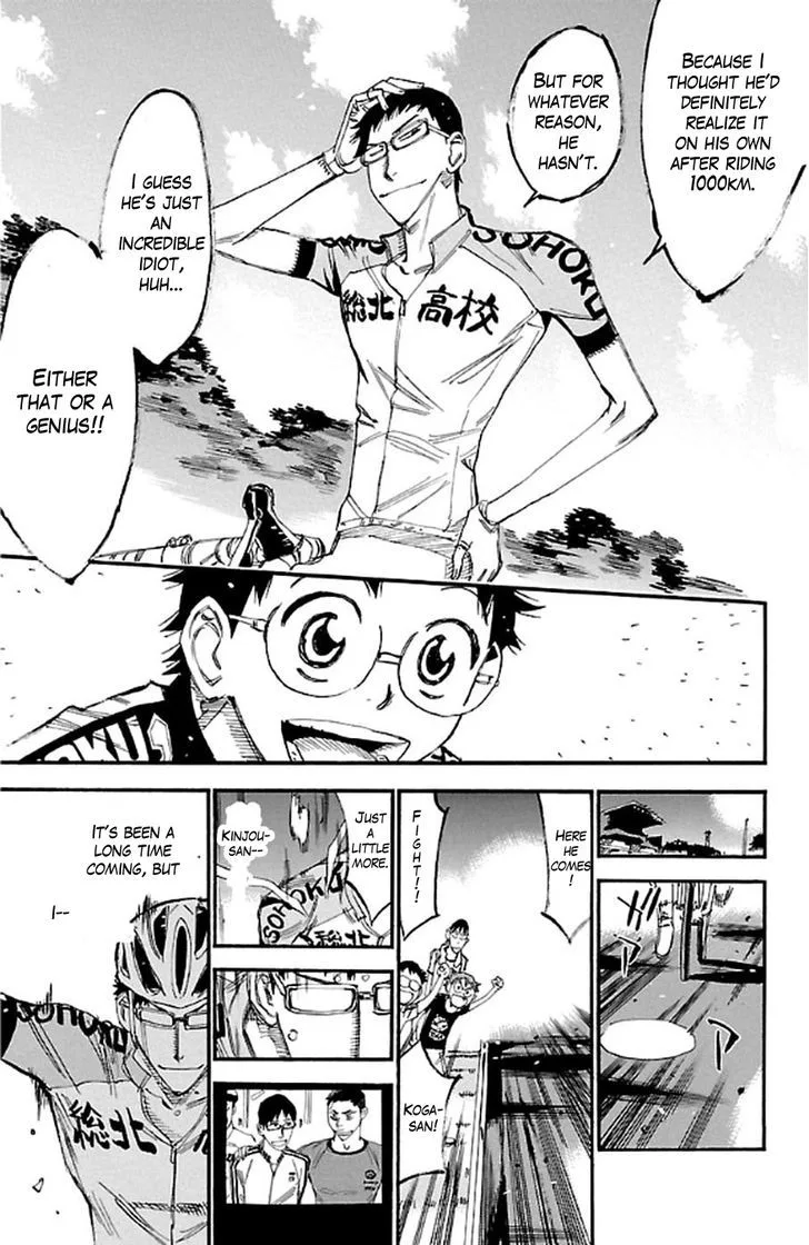 Yowamushi Pedal Chapter 294 page 15