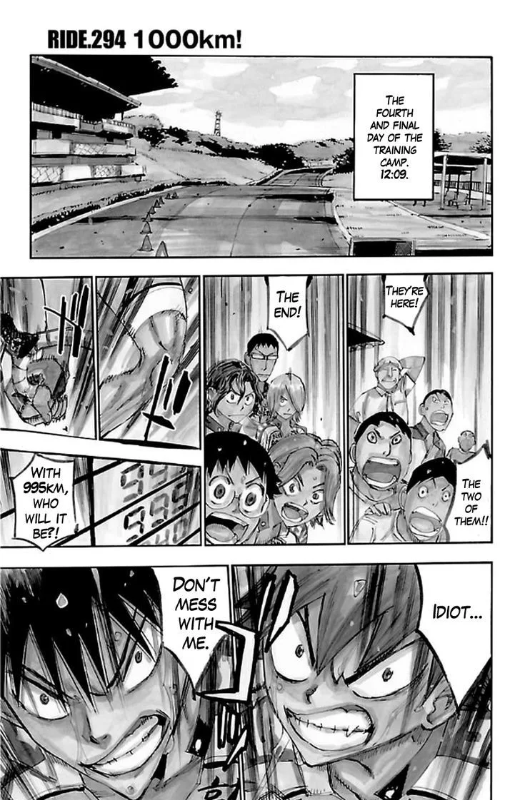Yowamushi Pedal Chapter 294 page 1