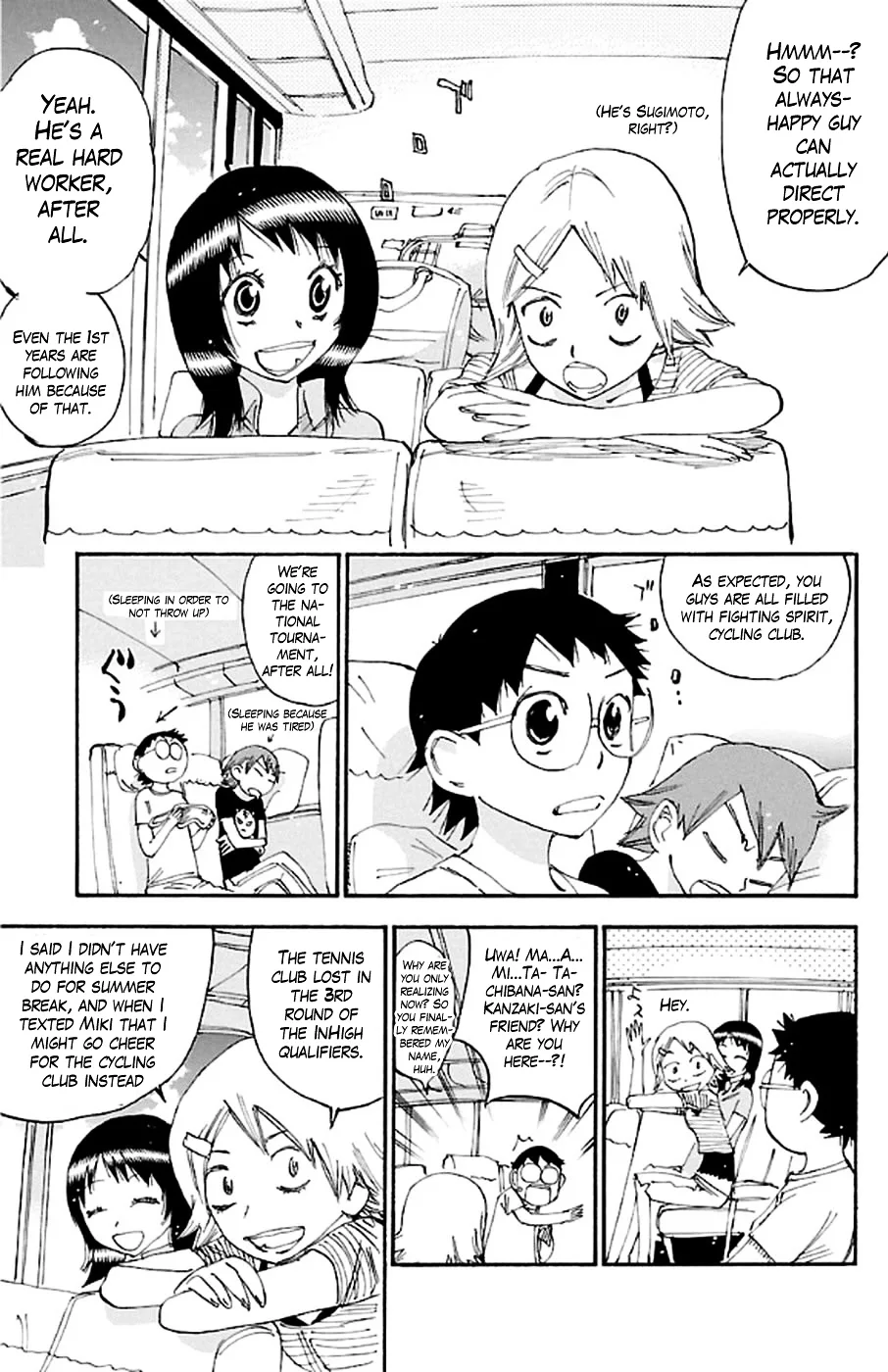 Yowamushi Pedal Chapter 295 page 8