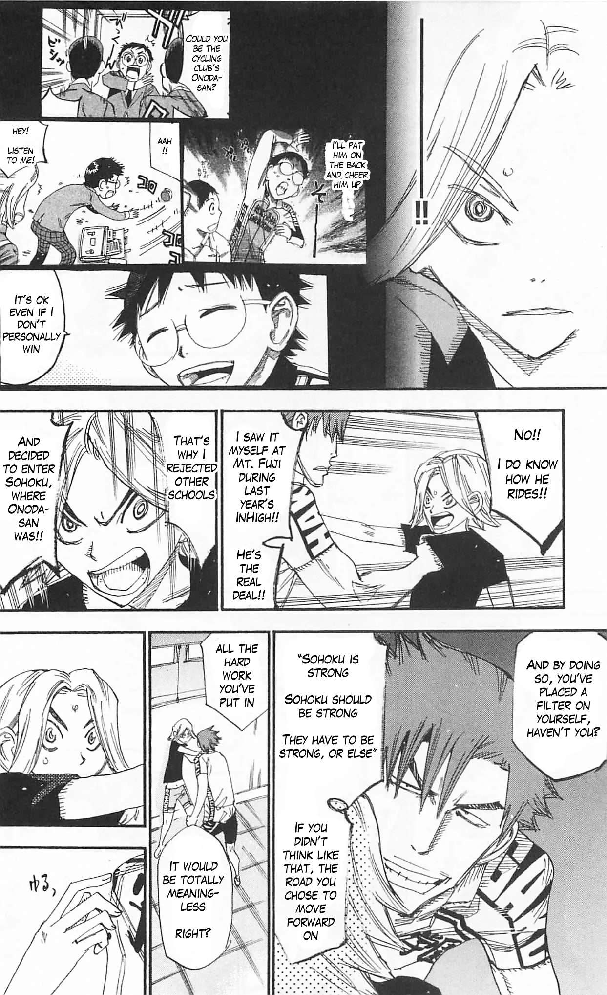 Yowamushi Pedal Chapter 297 page 8