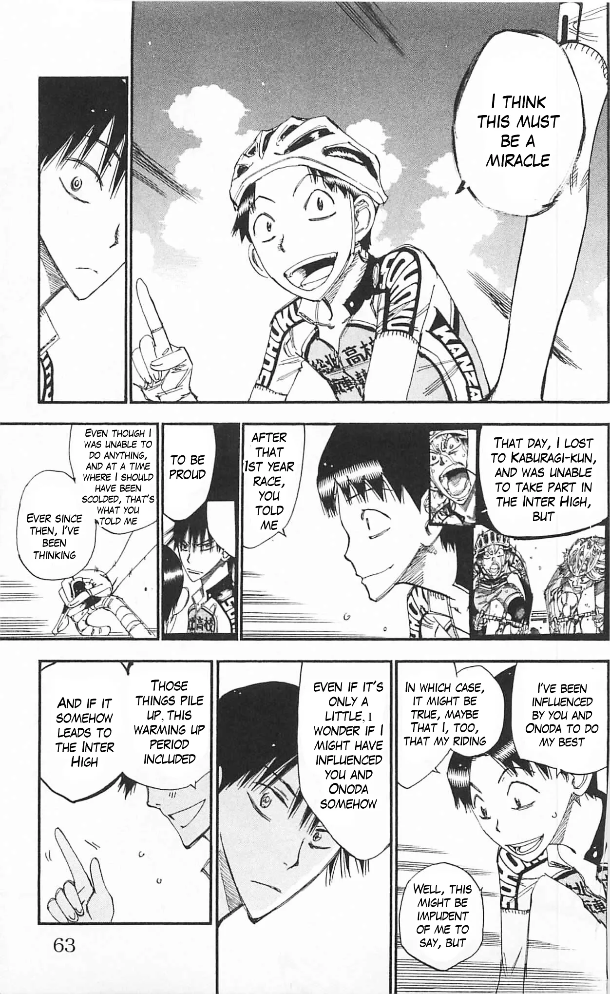Yowamushi Pedal Chapter 298 page 15