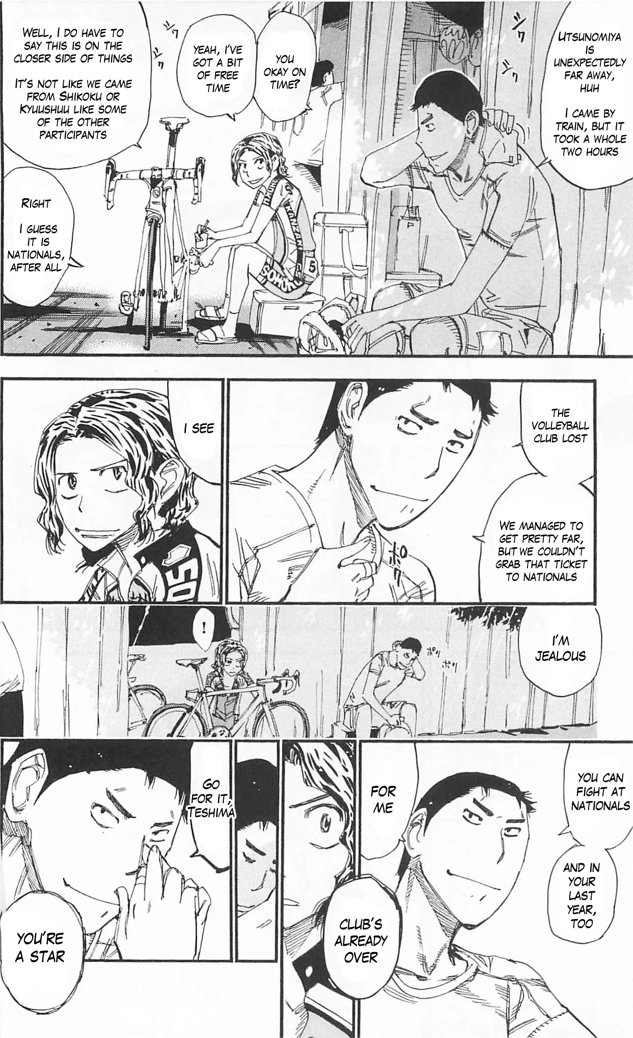 Yowamushi Pedal Chapter 299 page 2