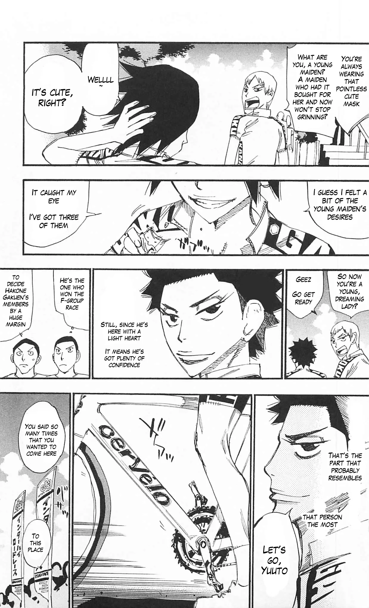 Yowamushi Pedal Chapter 299 page 17