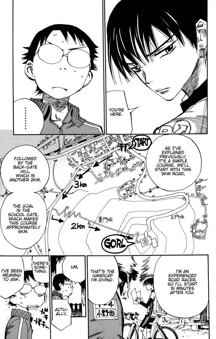 Yowamushi Pedal Chapter 3 page 14