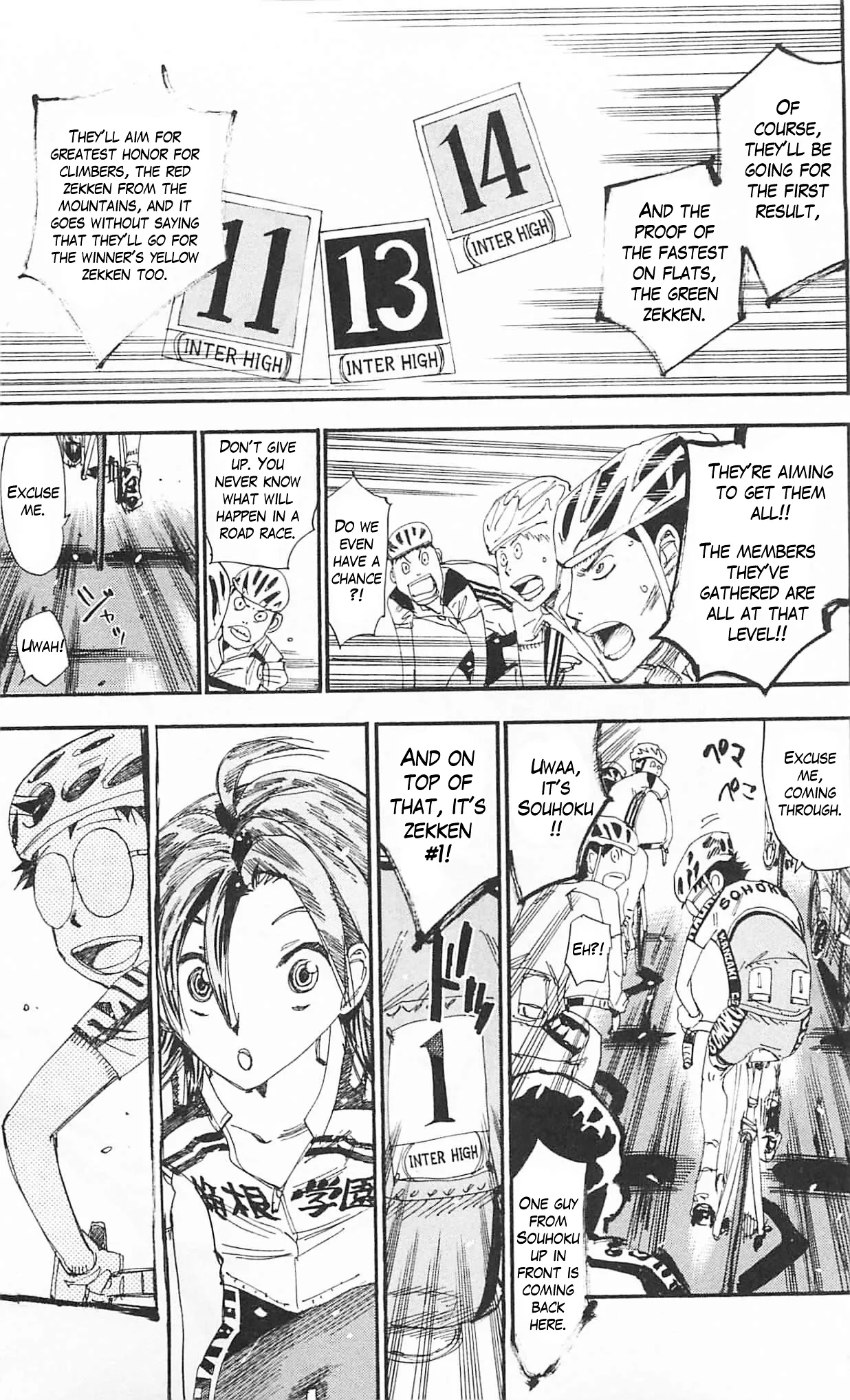 Yowamushi Pedal Chapter 301 page 15