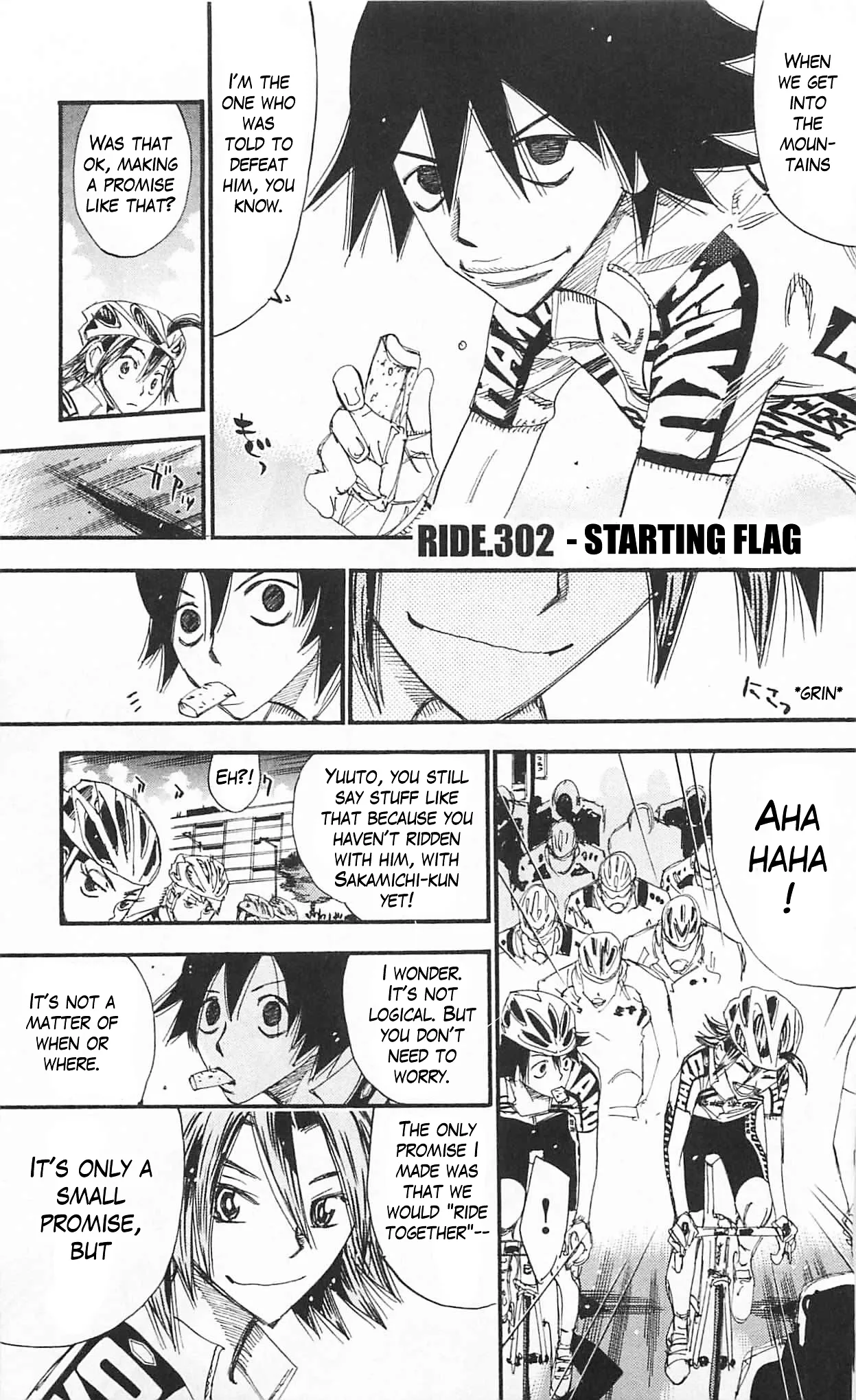Yowamushi Pedal Chapter 302 page 1