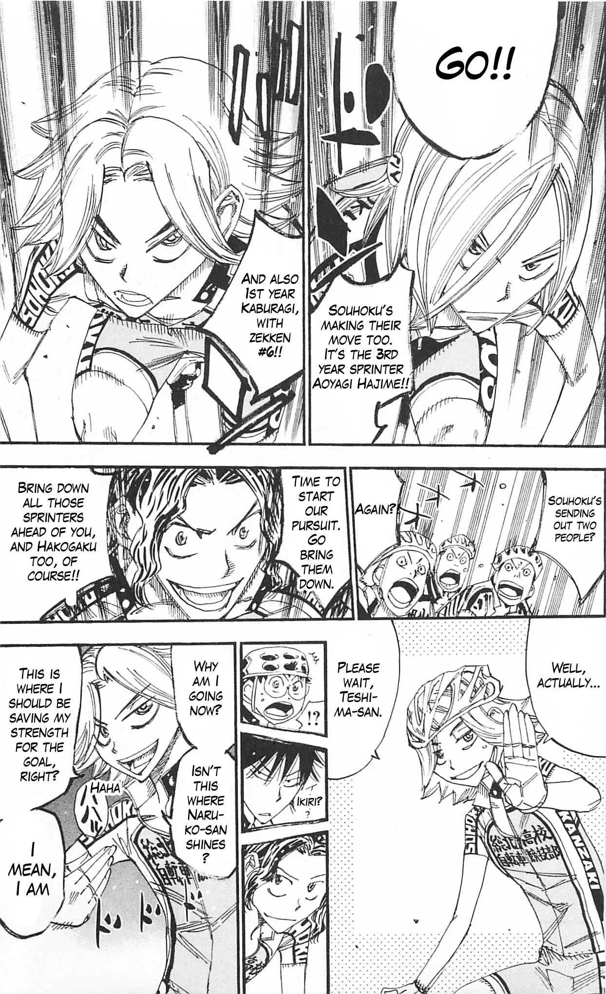 Yowamushi Pedal Chapter 302 page 19