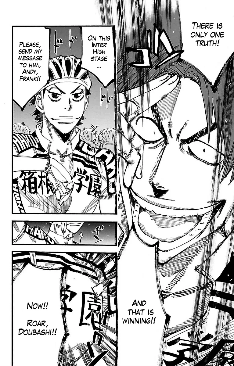 Yowamushi Pedal Chapter 307 page 18