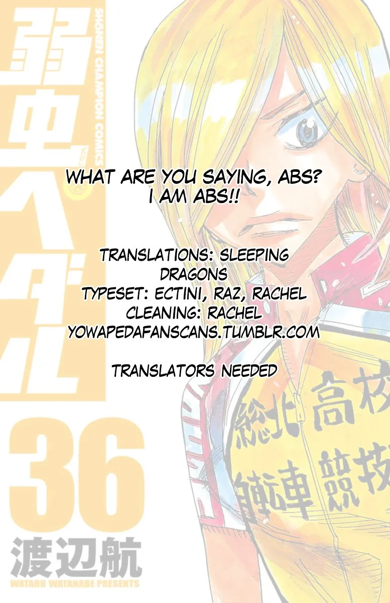 Yowamushi Pedal Chapter 307 page 19