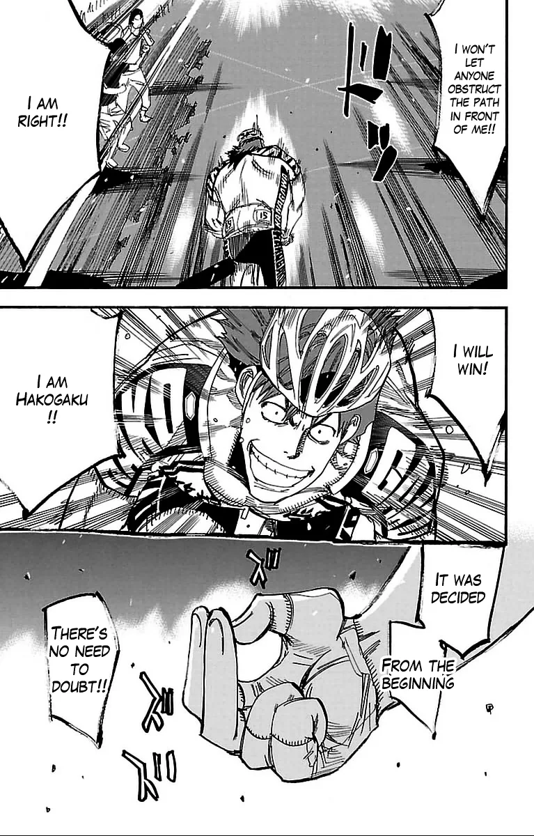 Yowamushi Pedal Chapter 307 page 17