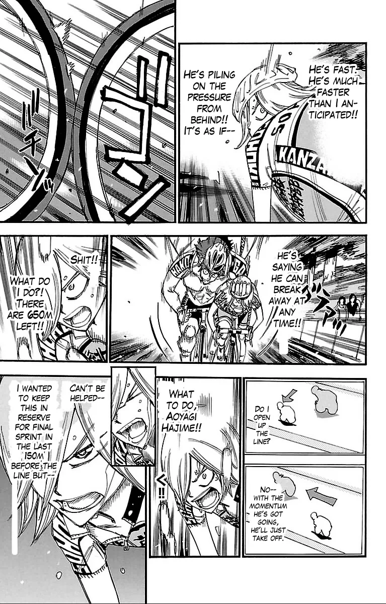 Yowamushi Pedal Chapter 308 page 19