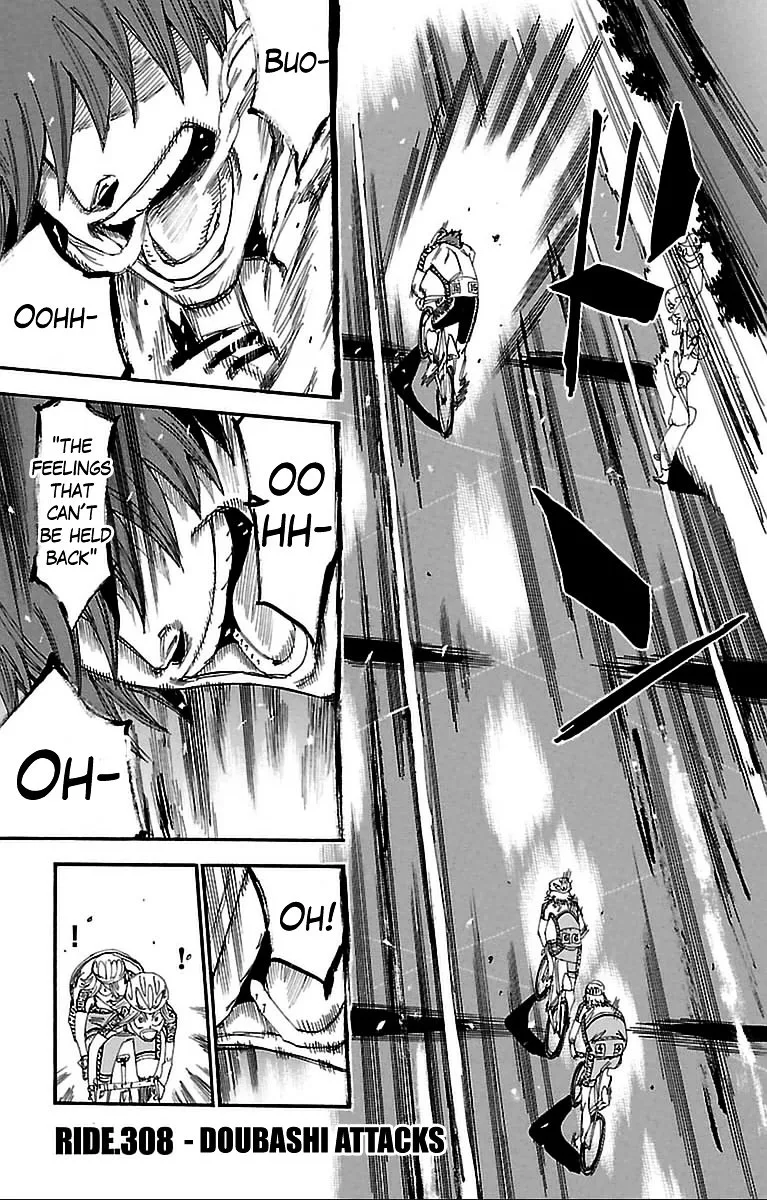 Yowamushi Pedal Chapter 308 page 1