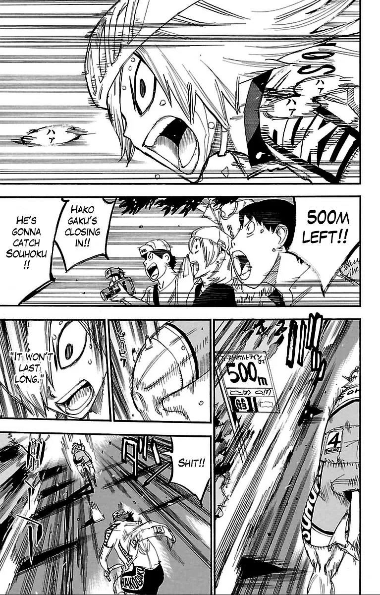 Yowamushi Pedal Chapter 309 page 15