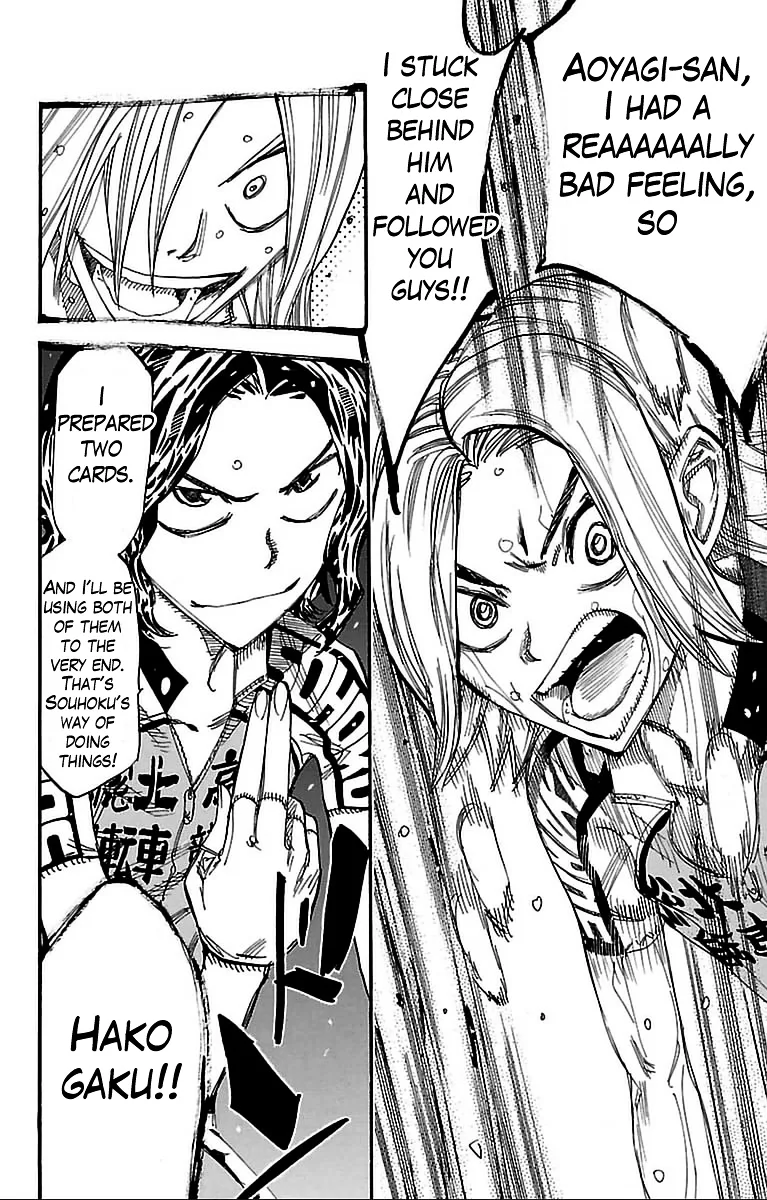 Yowamushi Pedal Chapter 309 page 20