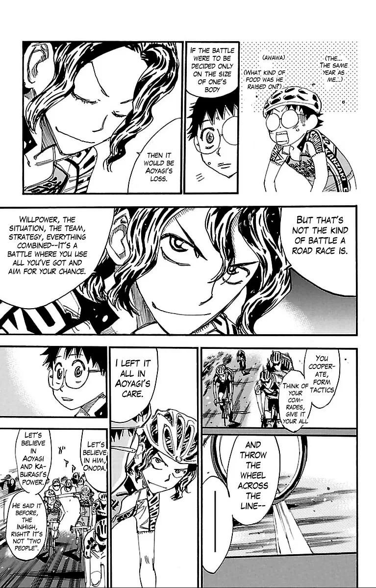 Yowamushi Pedal Chapter 309 page 13