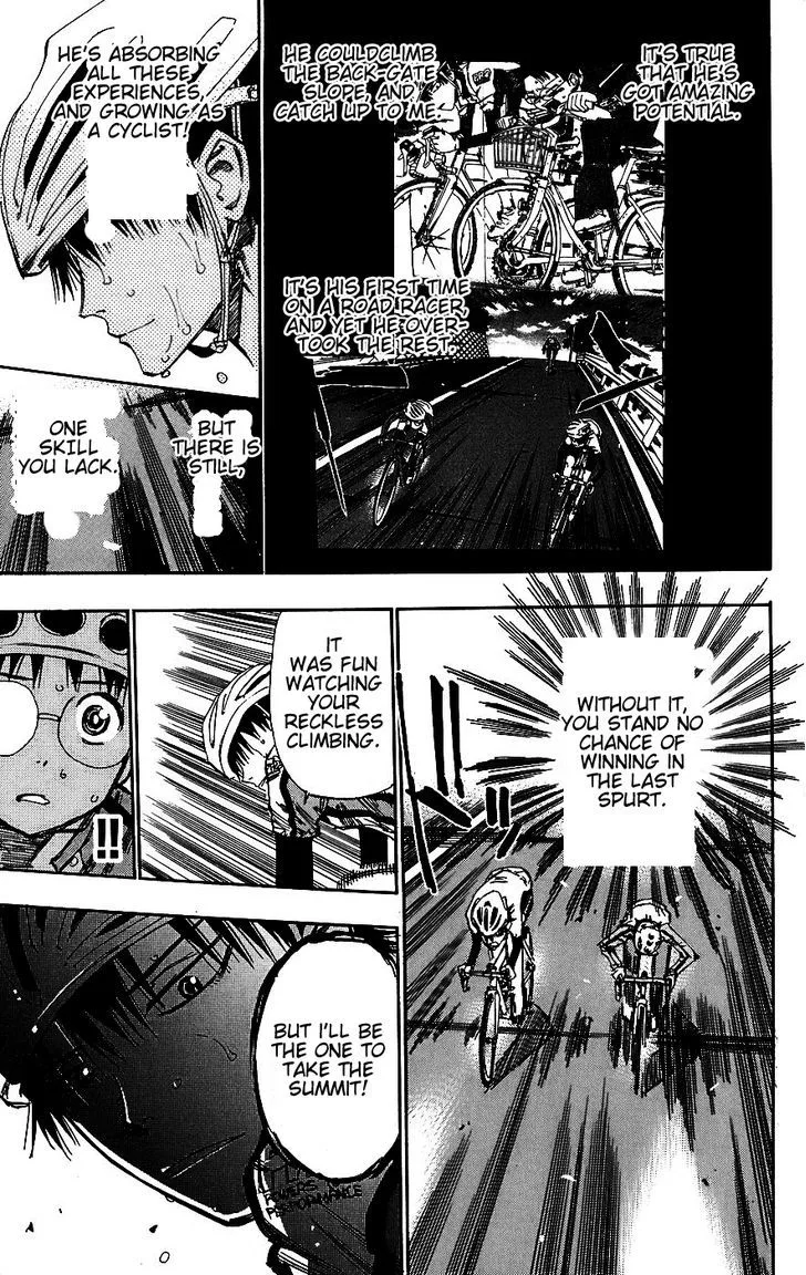 Yowamushi Pedal Chapter 31 page 10