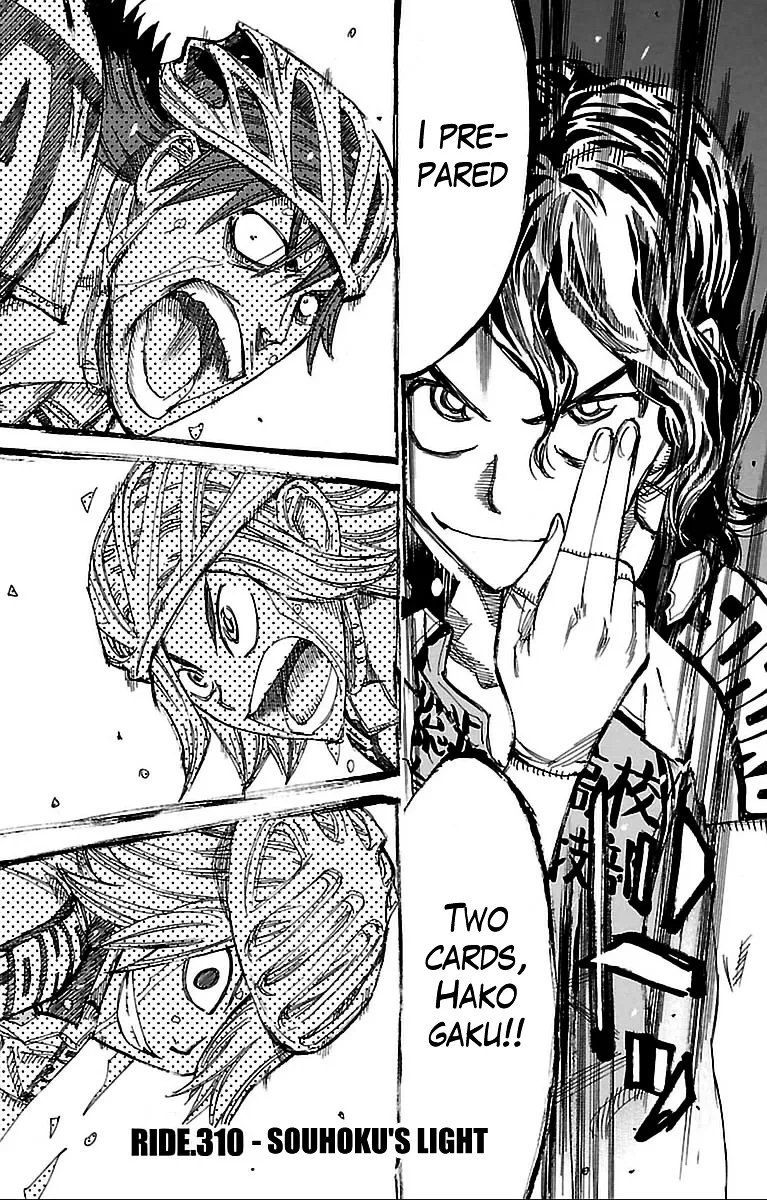 Yowamushi Pedal Chapter 310 page 1