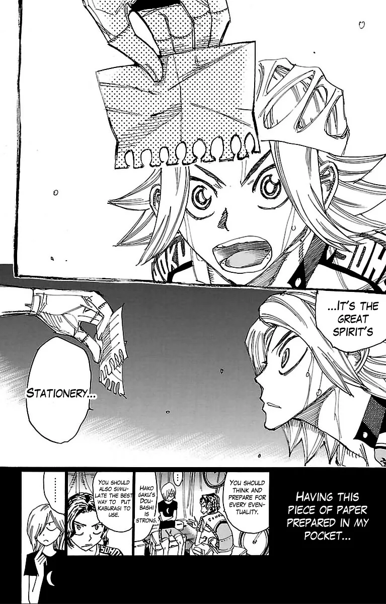 Yowamushi Pedal Chapter 310 page 16