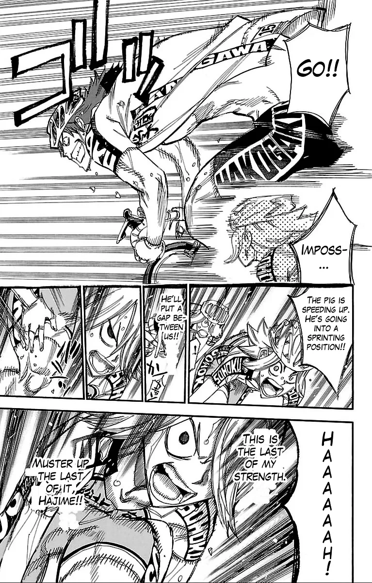 Yowamushi Pedal Chapter 310 page 13