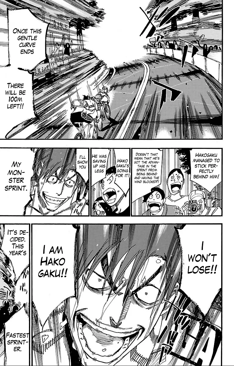 Yowamushi Pedal Chapter 311 page 17