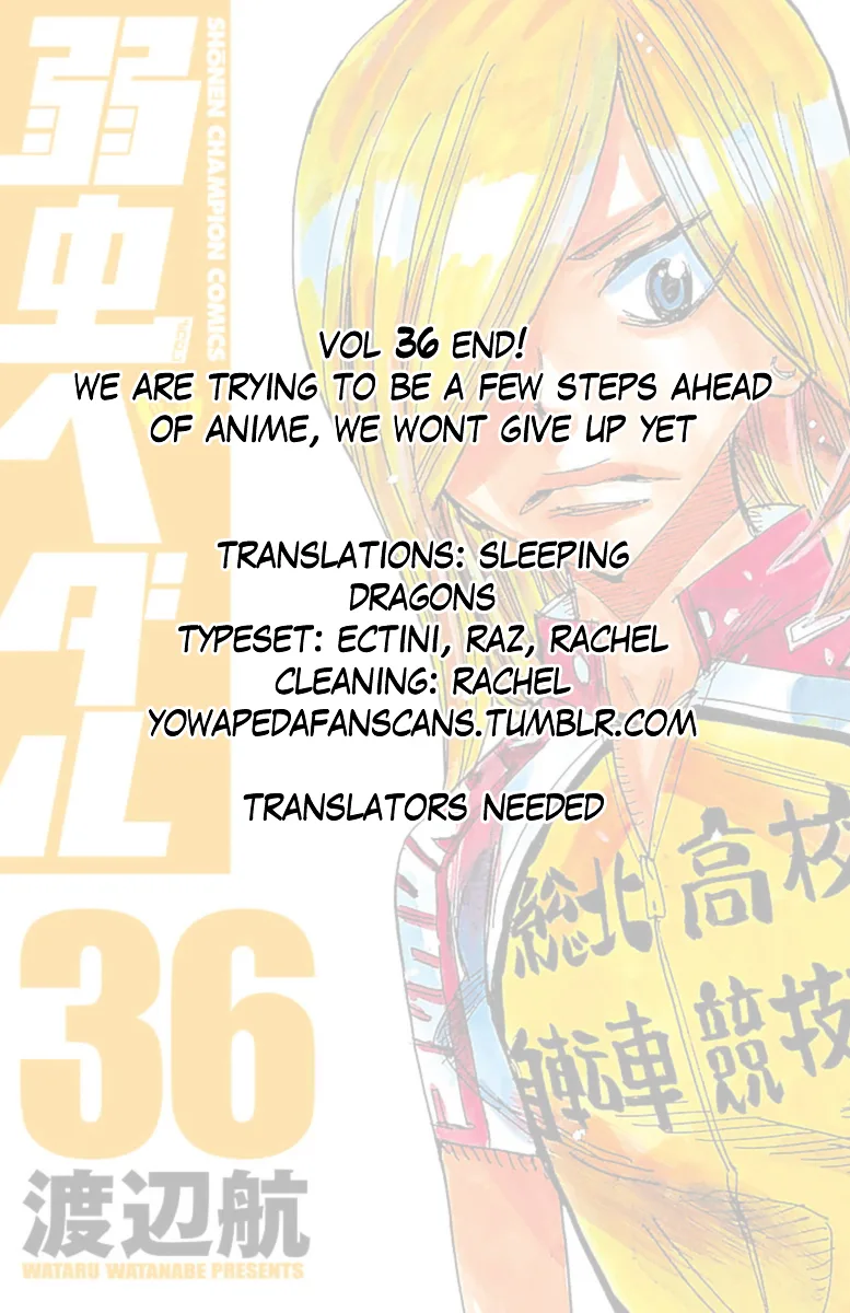 Yowamushi Pedal Chapter 311 page 21