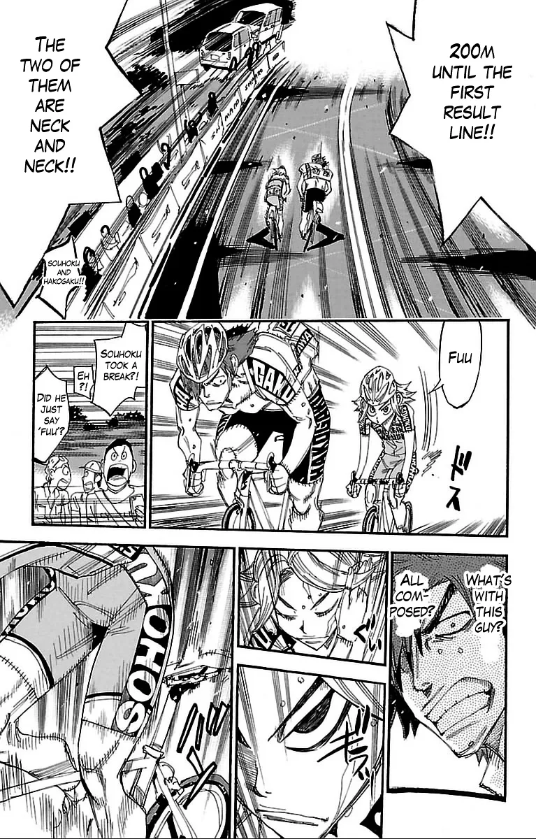 Yowamushi Pedal Chapter 311 page 13