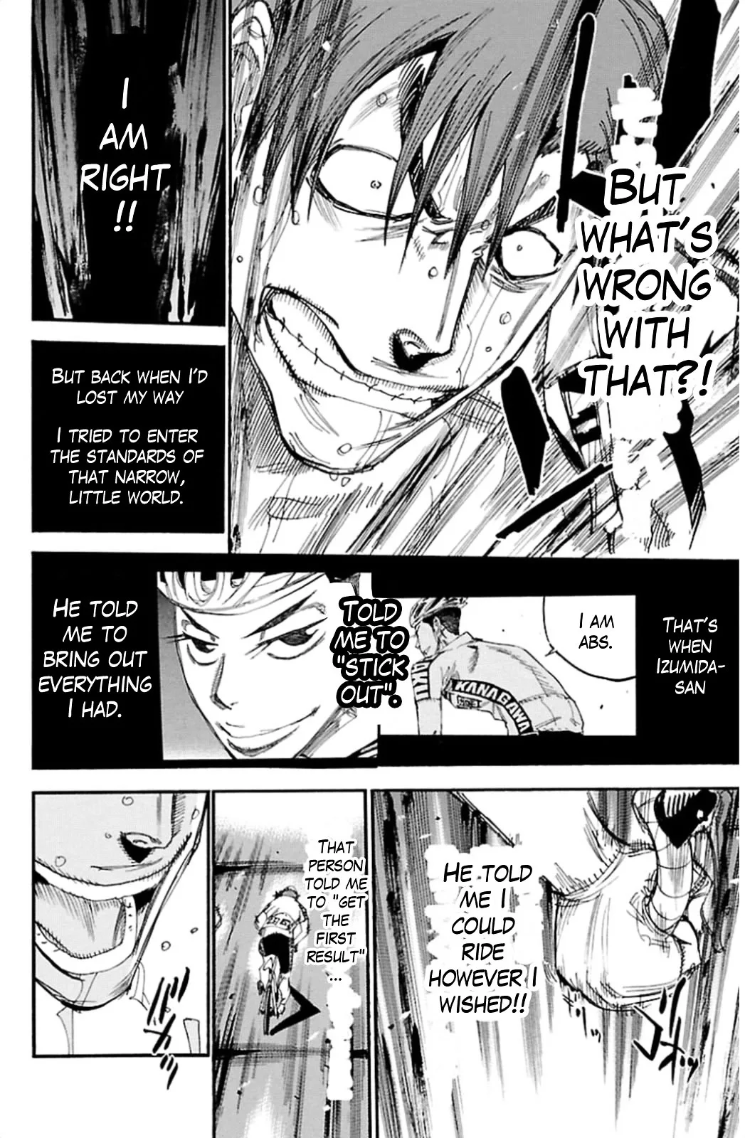 Yowamushi Pedal Chapter 312 page 10