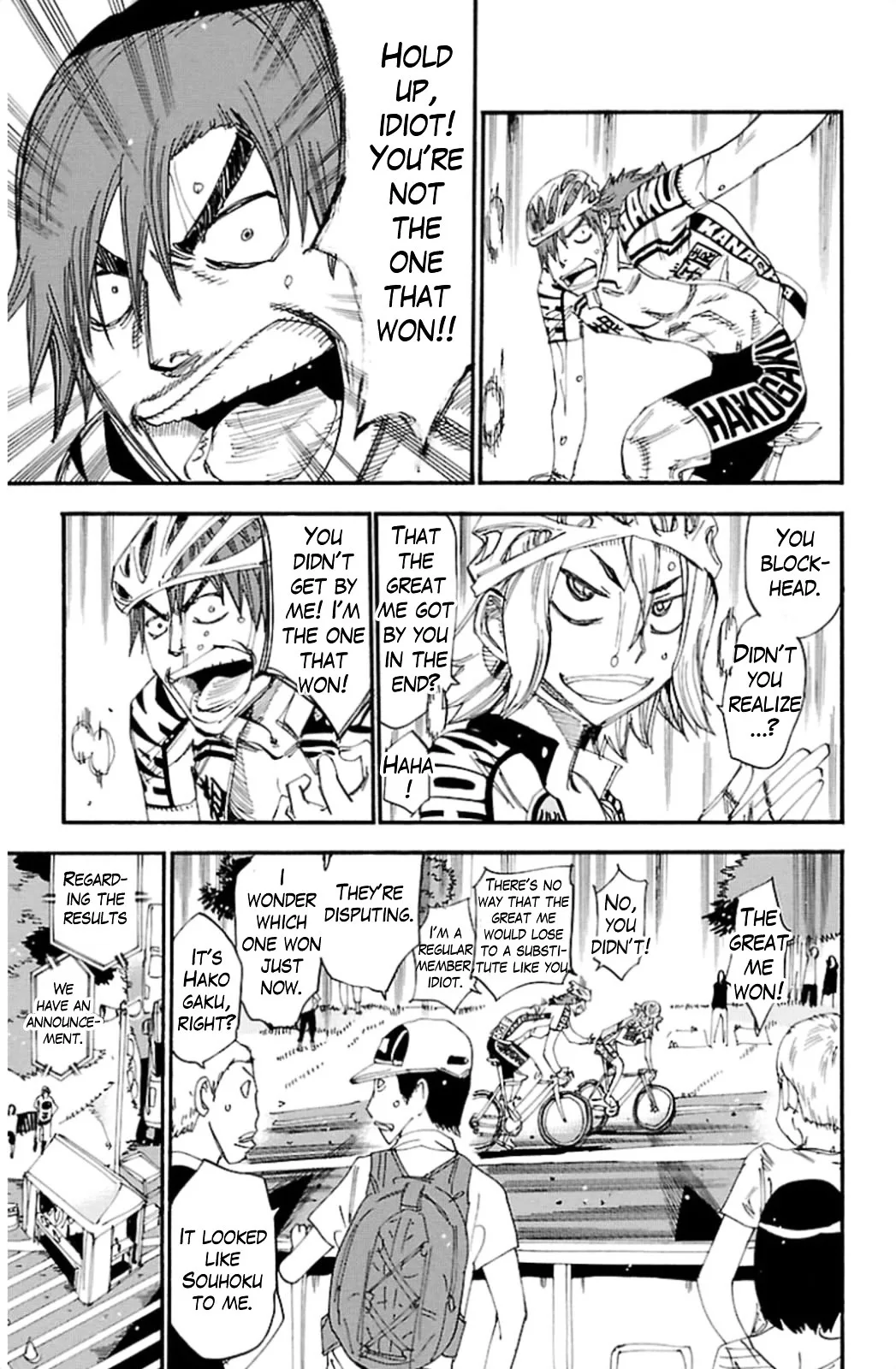 Yowamushi Pedal Chapter 312 page 25