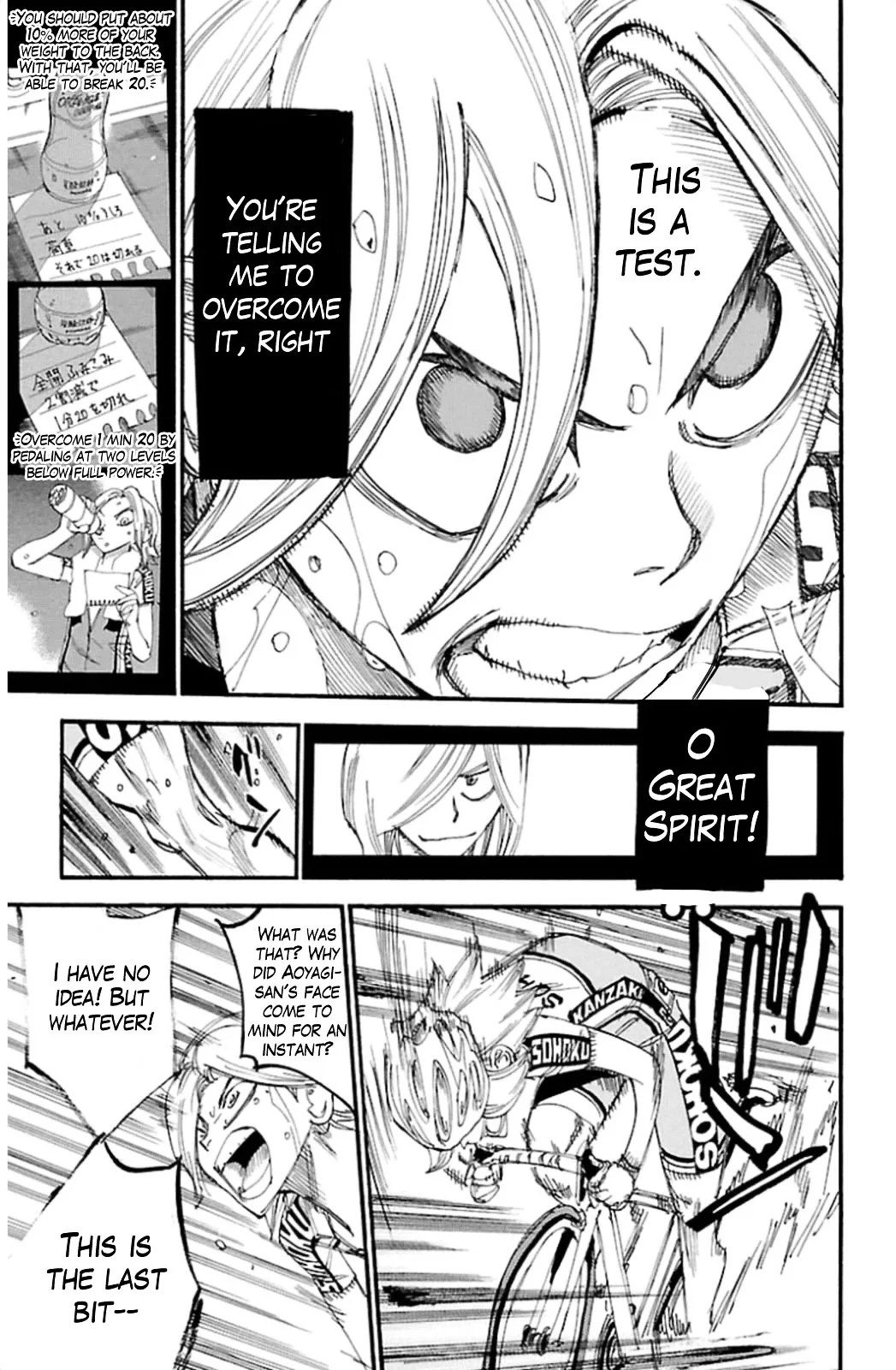 Yowamushi Pedal Chapter 312 page 19