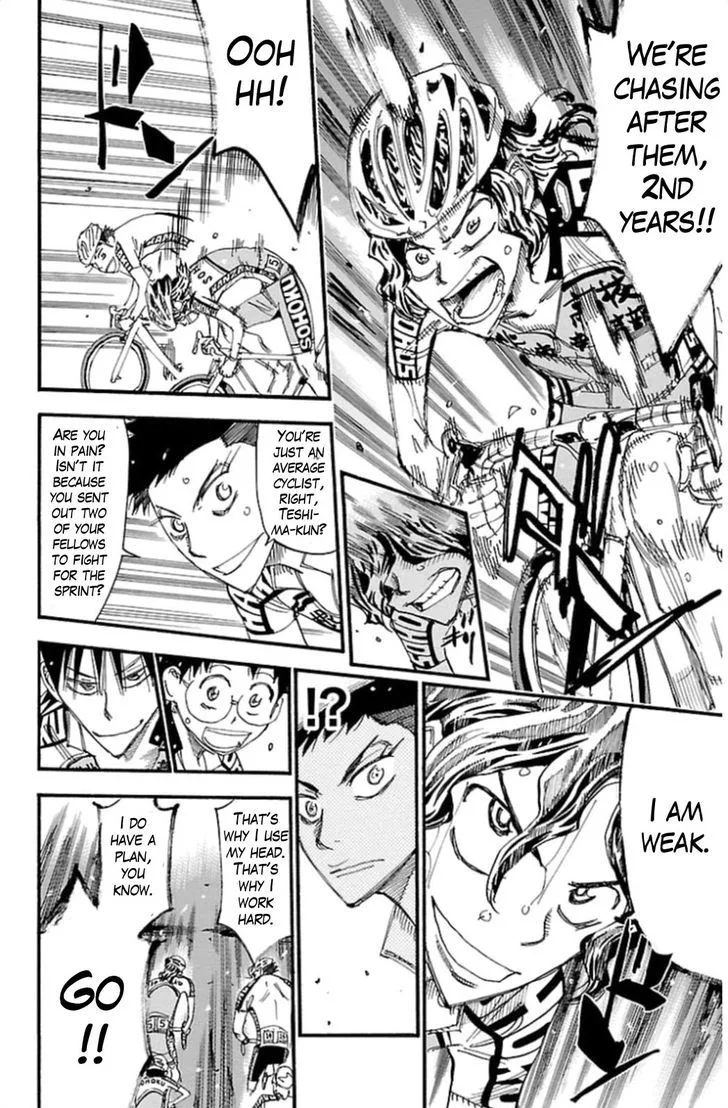 Yowamushi Pedal Chapter 313 page 16