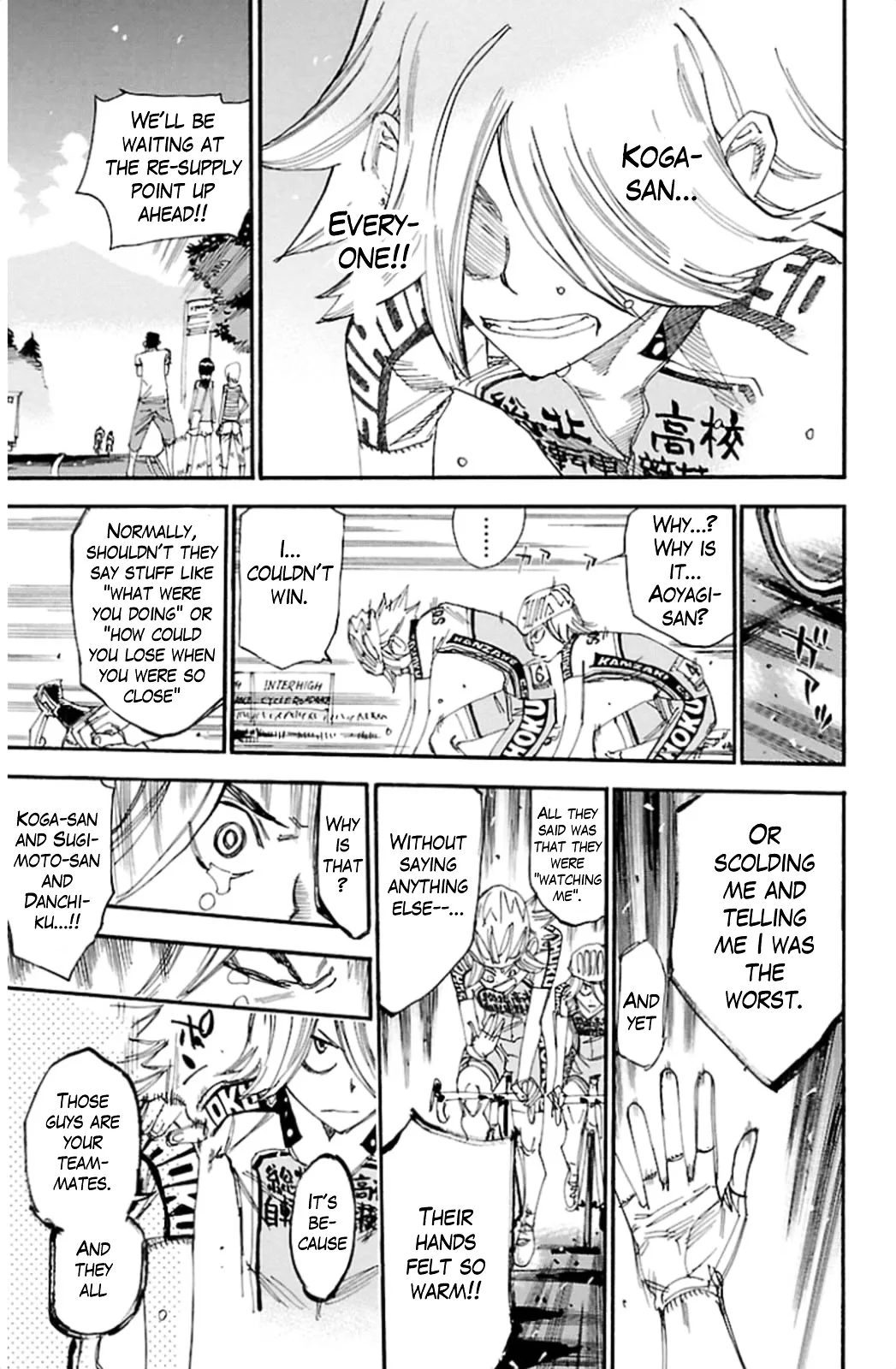 Yowamushi Pedal Chapter 314 page 10