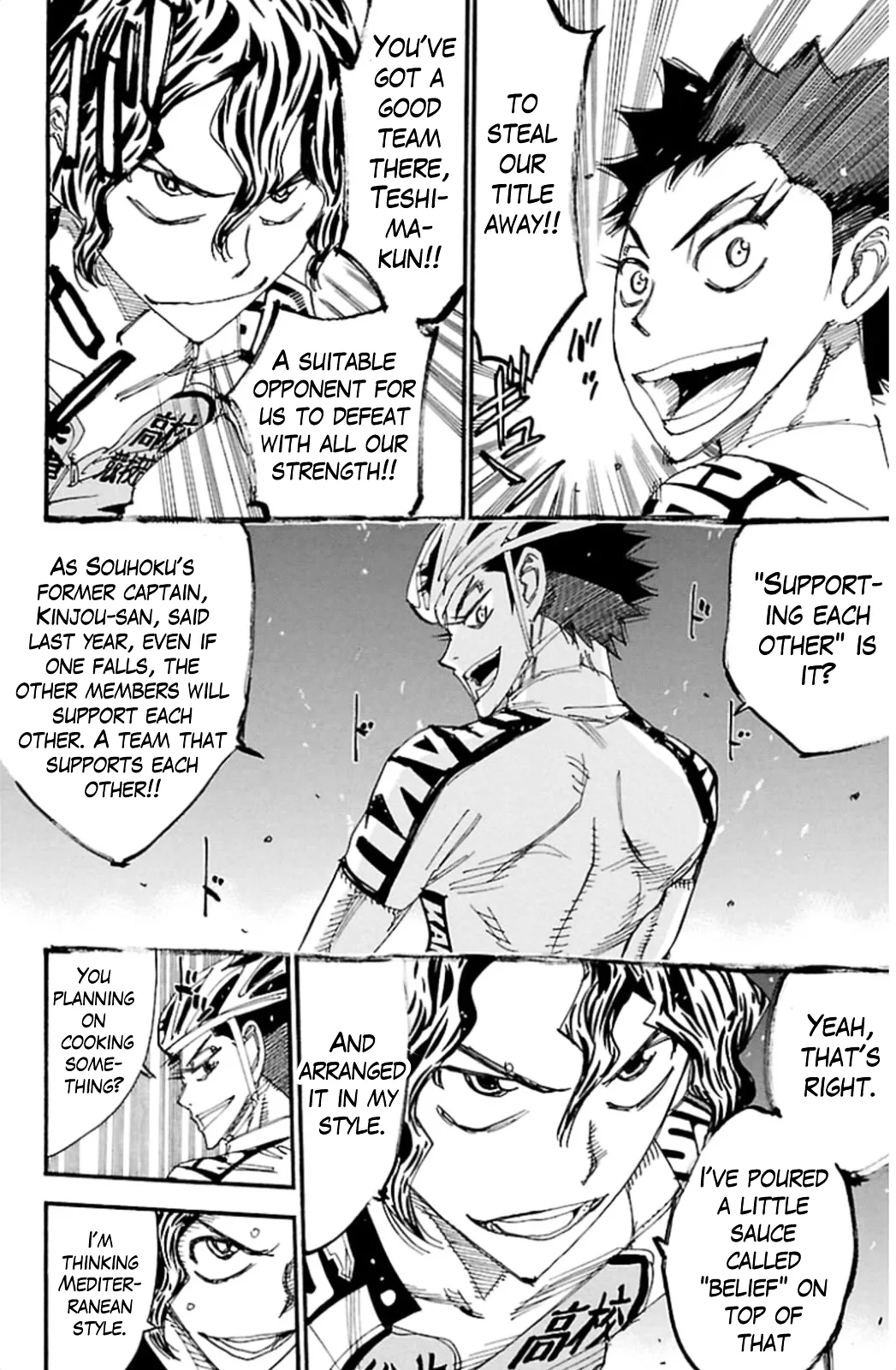 Yowamushi Pedal Chapter 314 page 17