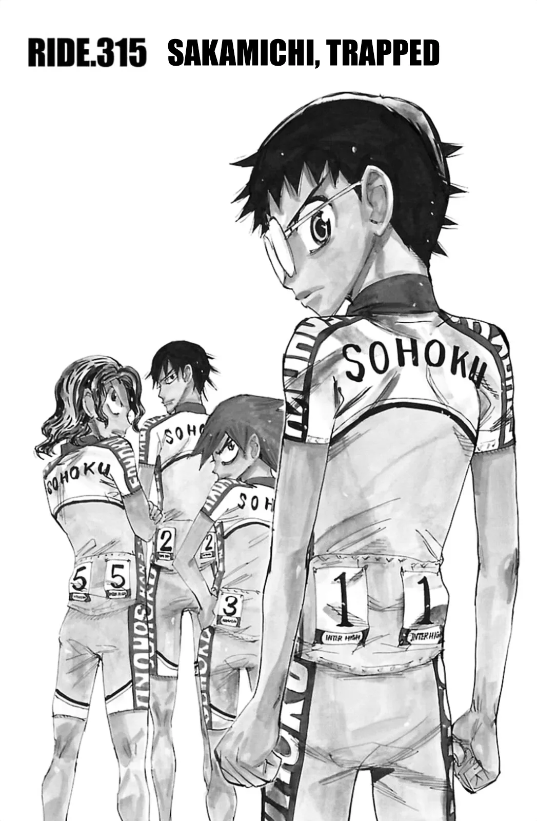 Yowamushi Pedal Chapter 315 page 1