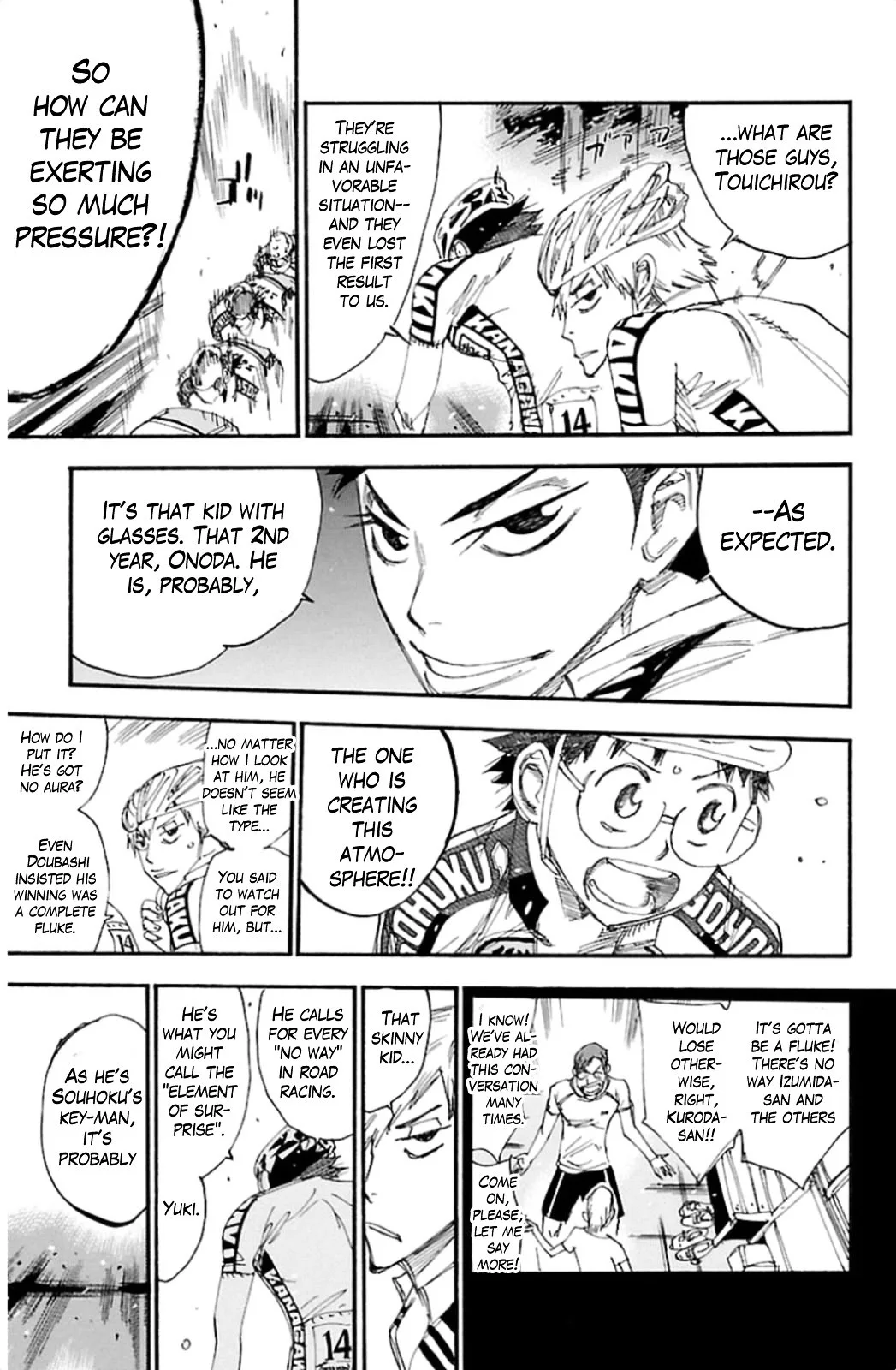 Yowamushi Pedal Chapter 315 page 9