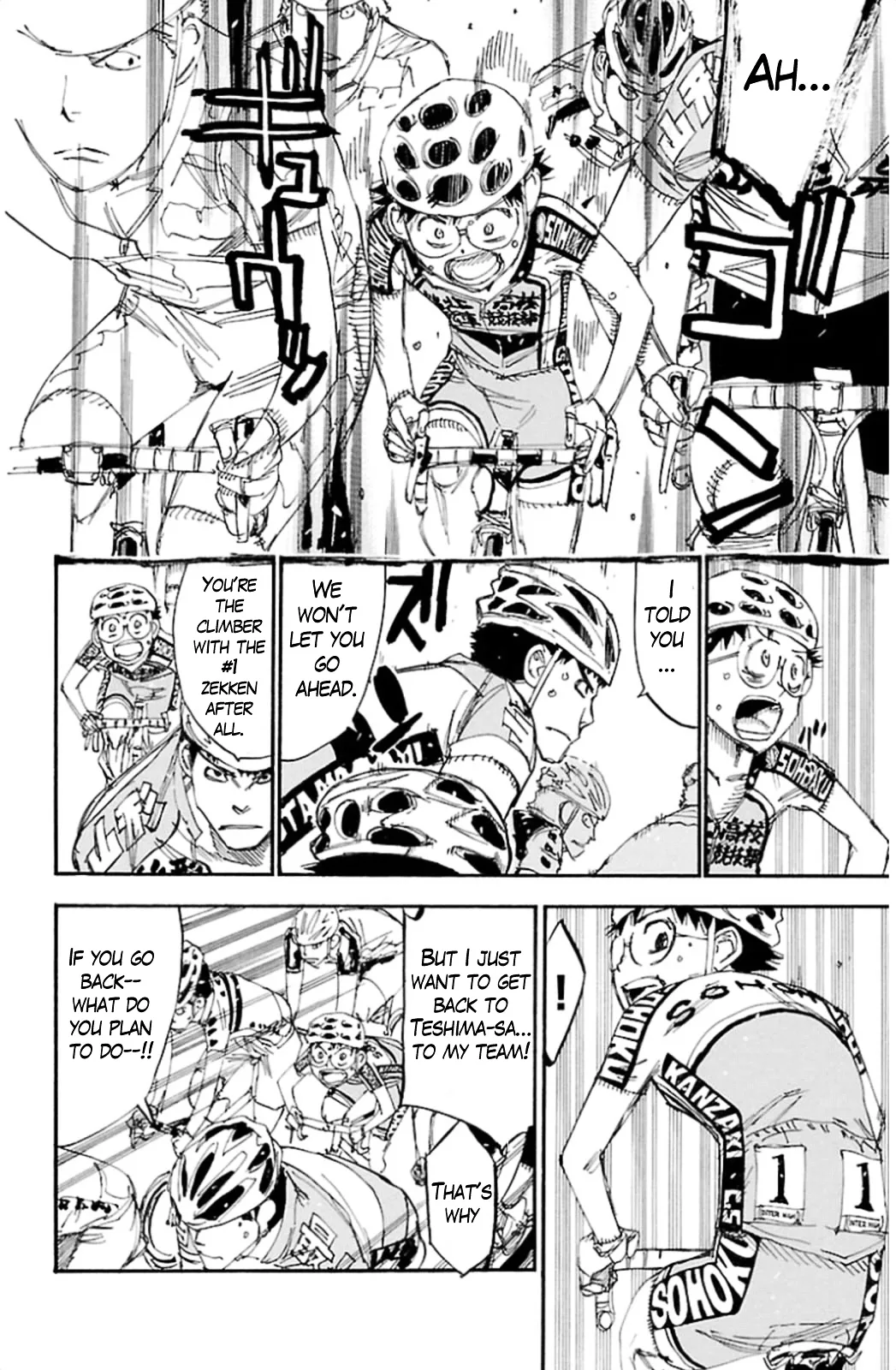 Yowamushi Pedal Chapter 316 page 8