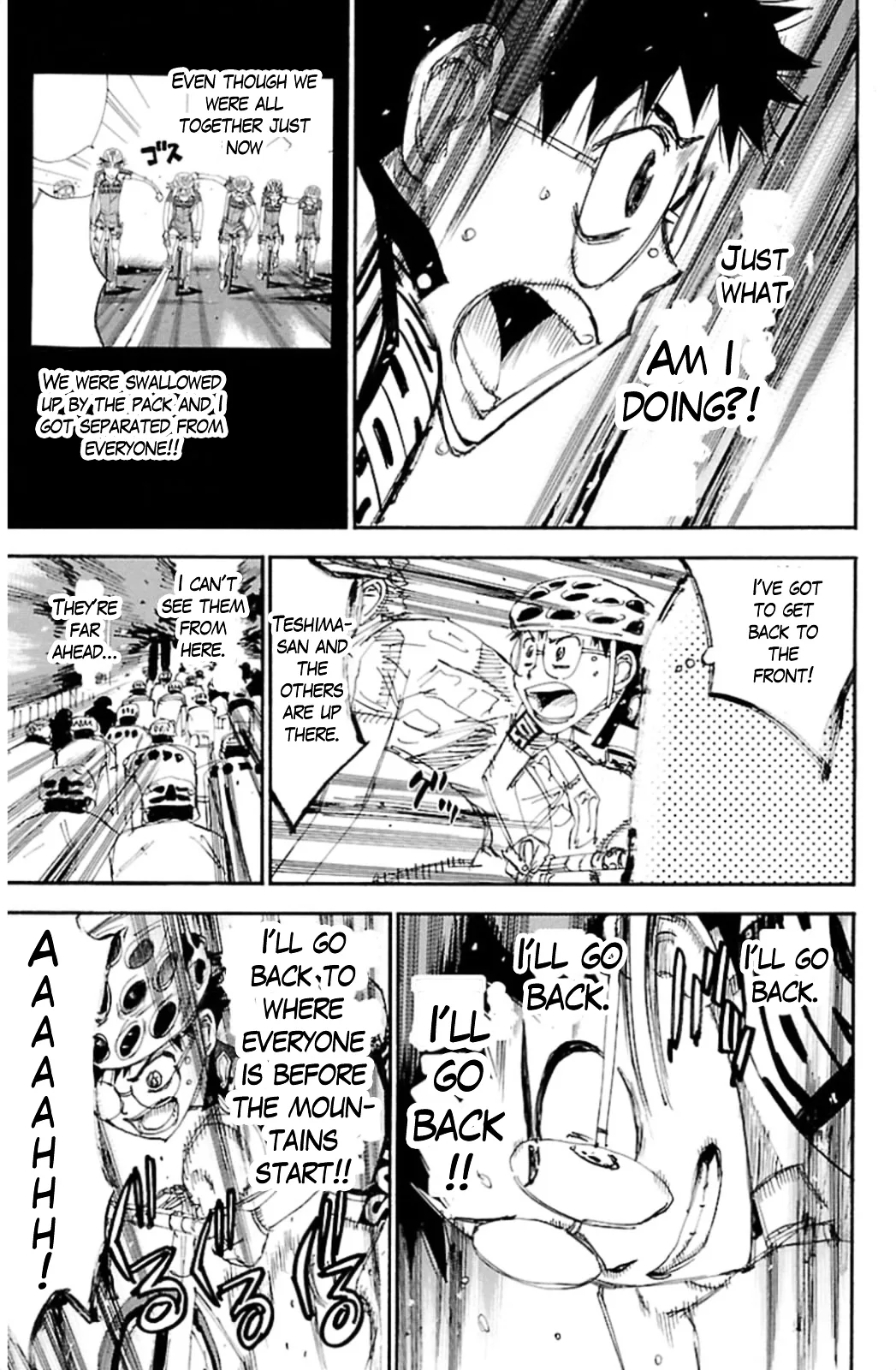 Yowamushi Pedal Chapter 316 page 7