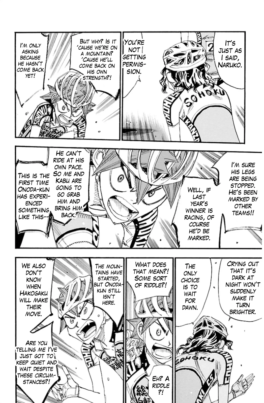 Yowamushi Pedal Chapter 317 page 18
