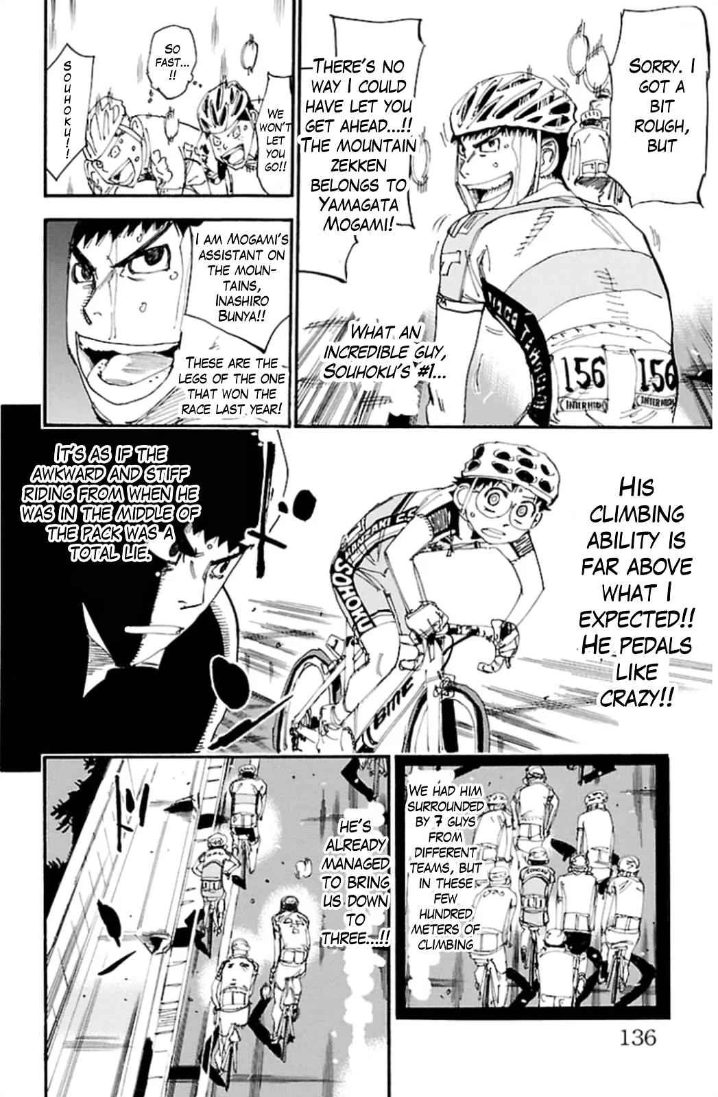 Yowamushi Pedal Chapter 317 page 14