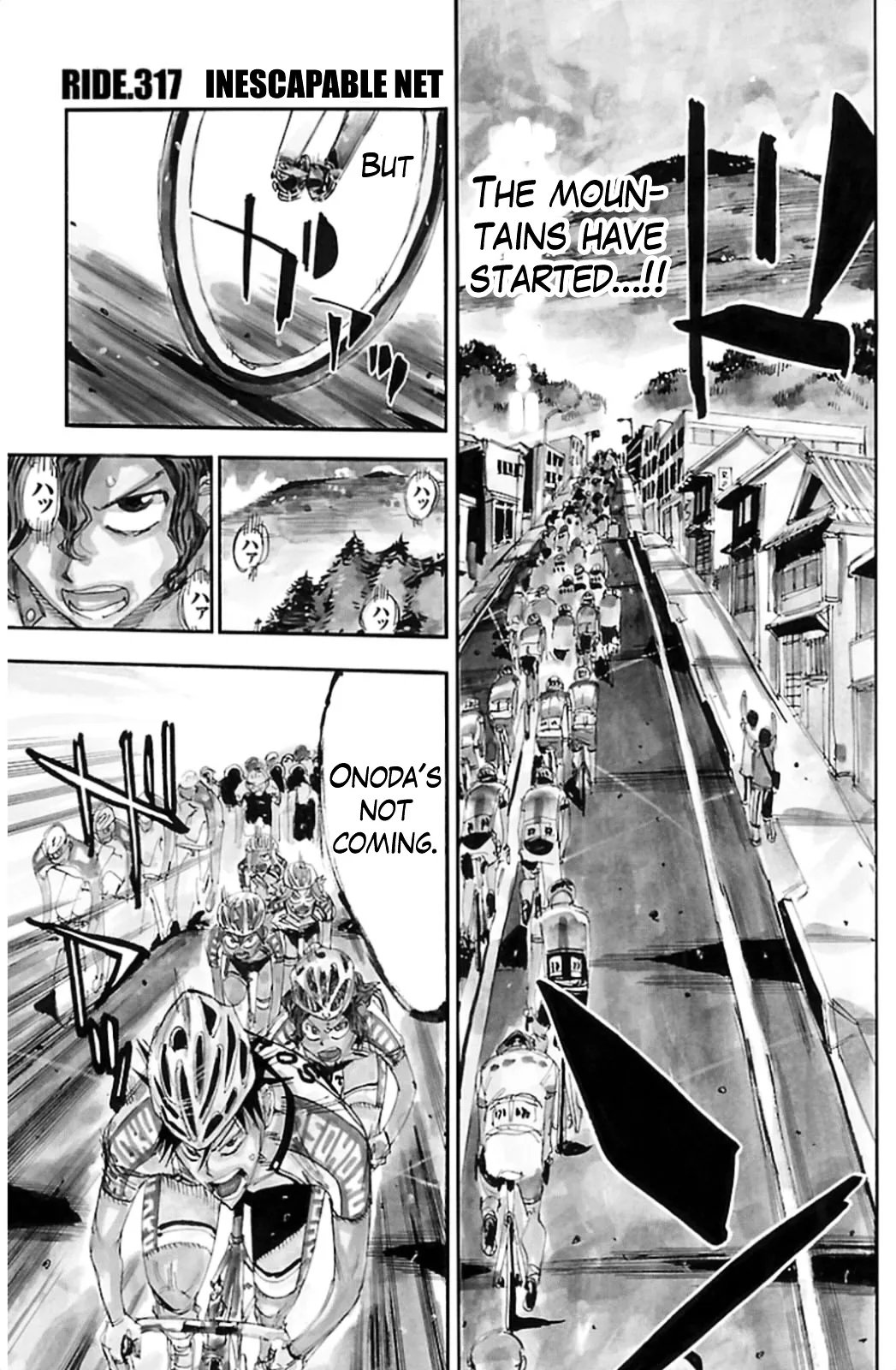 Yowamushi Pedal Chapter 317 page 1